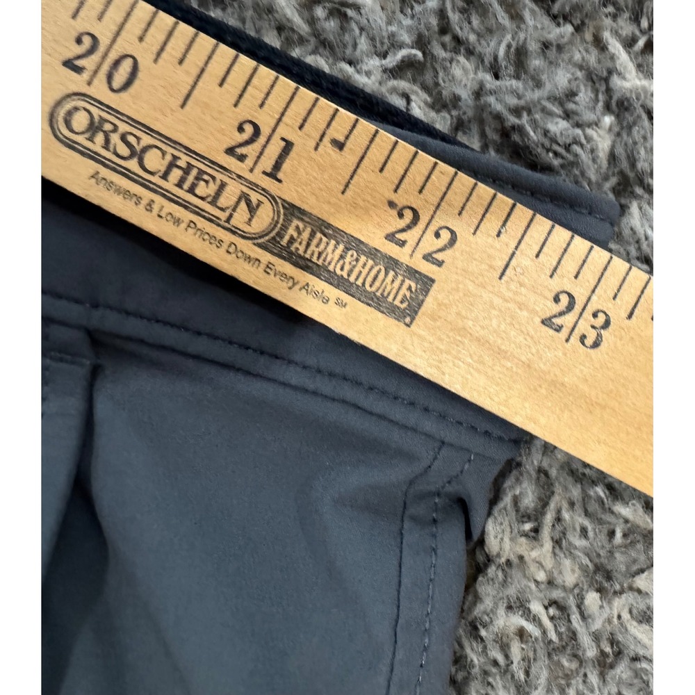 American Eagle Men Street Grey Chino Golf Shorts Size 42 Zip Pockets Flat Front - Picture 8 of 14